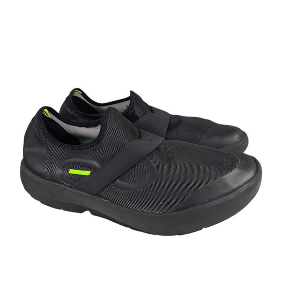 OOFOS Other - OOFOS Men's OOmg Fibre Low Shoe 12 EU 45 Black Stretch Recovery Comfort Washable
